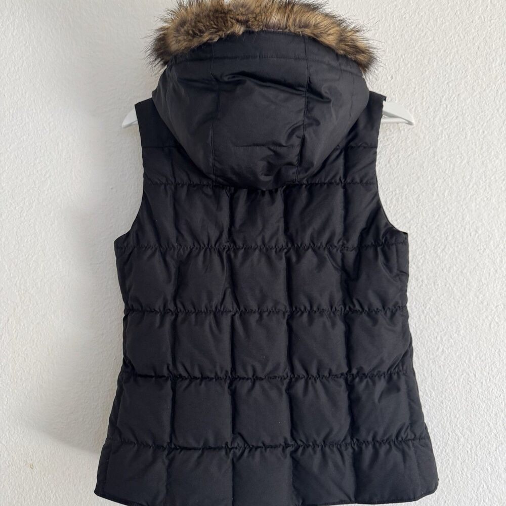 Eddie Bauer Women's Yukon Classic Fitted Down Vest Sz S Black Cabin Core MP $179 - Picture 3 of 15